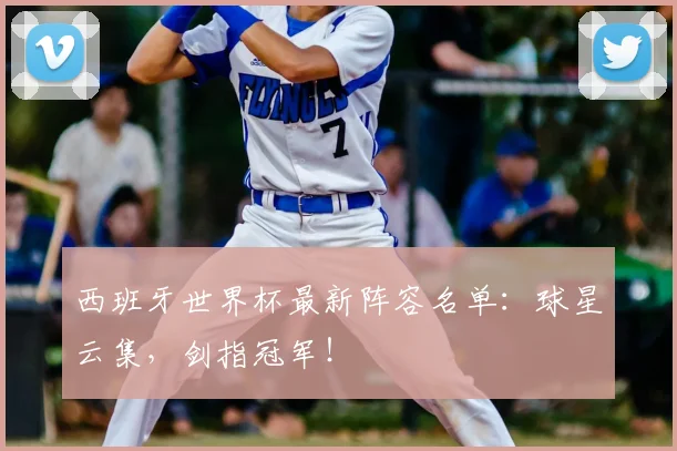 西班牙世界杯最新阵容名单:球星云集,剑指冠军!